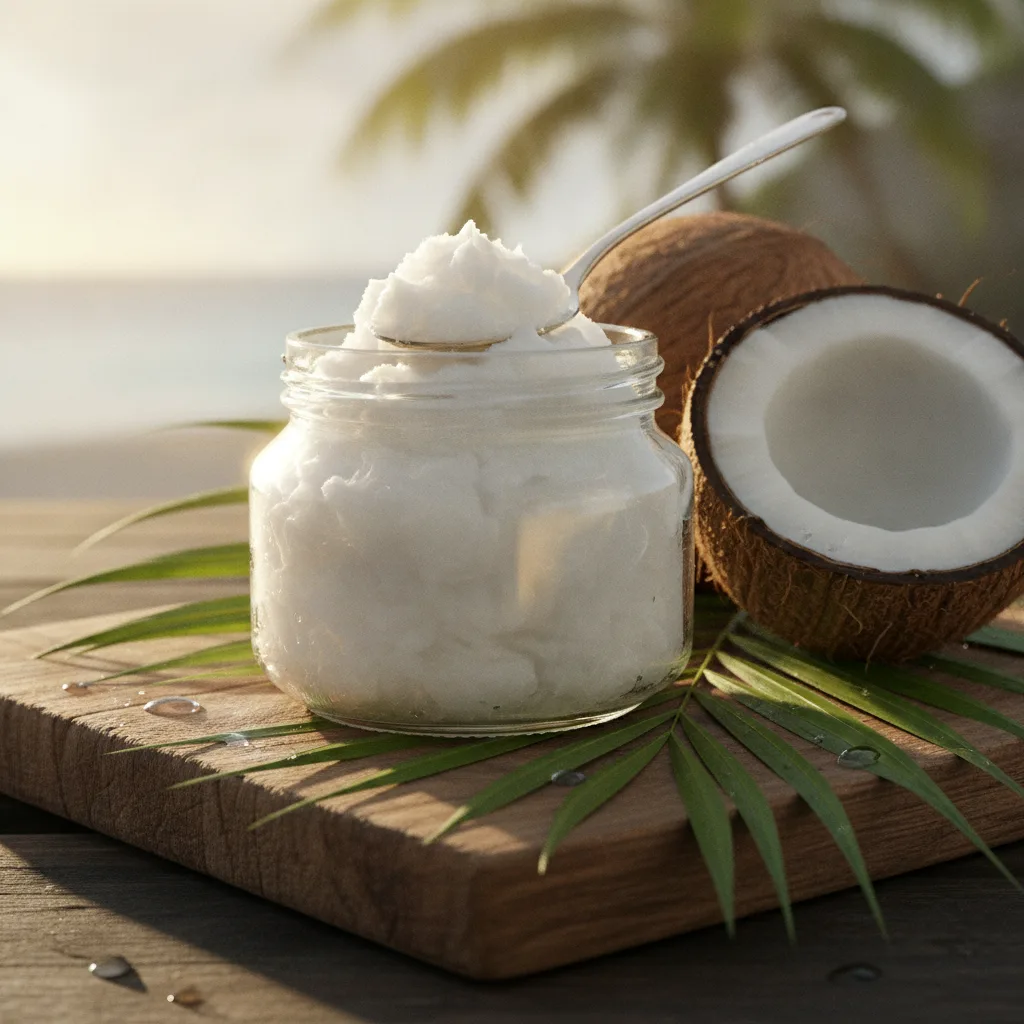 Coconut oil jar