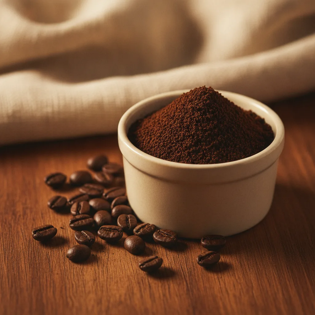 Ground coffee